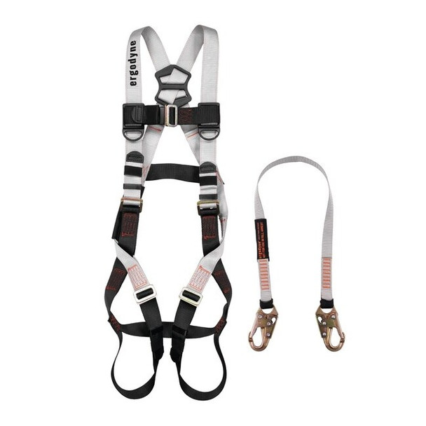Ergodyne Black and Gray Fall Restraint Kit 3201