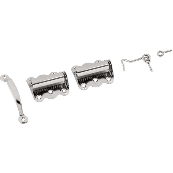 National Hardware 5-Piece Stainless Steel Screen Door Set N185-707