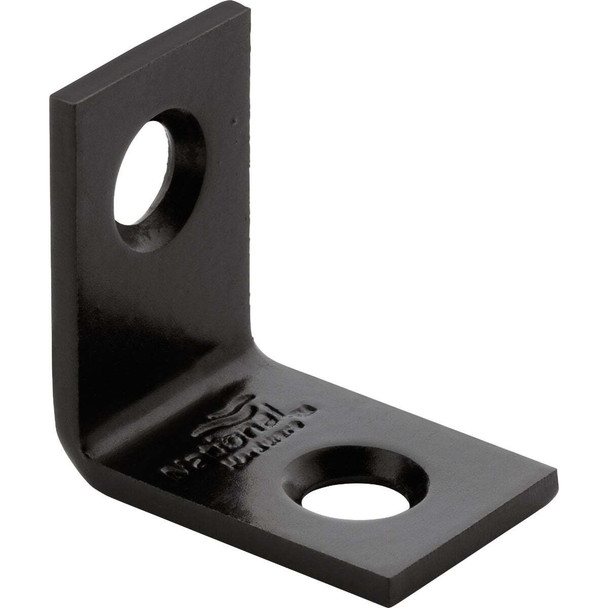 National Hardware 3/4 In. x 1/2 In. Black Corner Brace N275-700