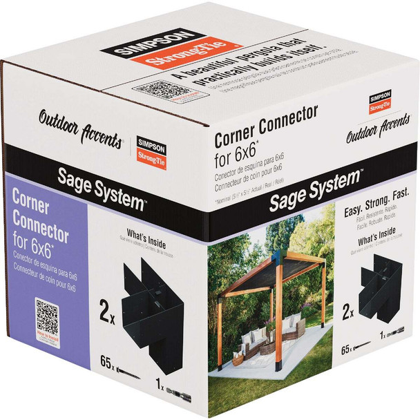Outdoor Accents 2pk Sage Corner 6x6 SAGE-C66-KT2