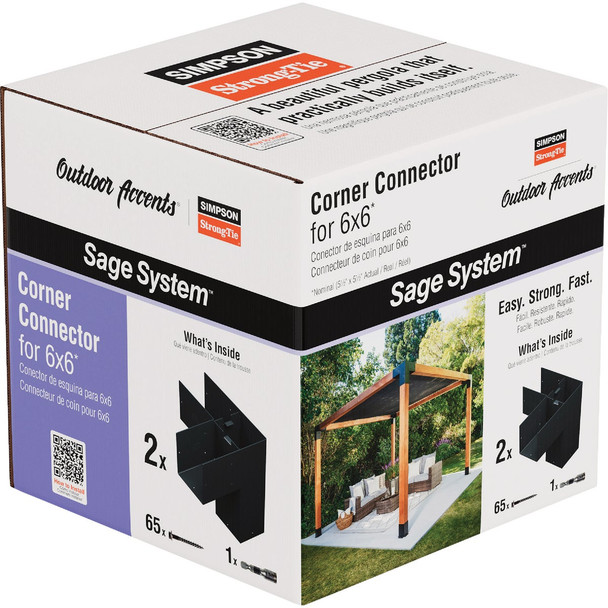 Outdoor Accents 2pk Sage Corner 6x6 SAGE-C66-KT2