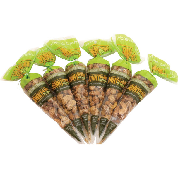 Jonny Almond 4 Oz. Honeysalt Cashews HoneySalt Cashew 12pk Pack of 12