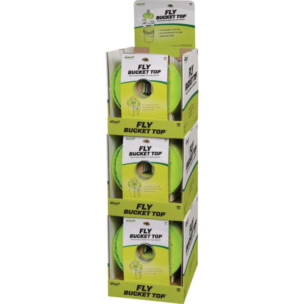 Rescue Fly Bucket Top Floor Display (24-Count) FBT-FD24