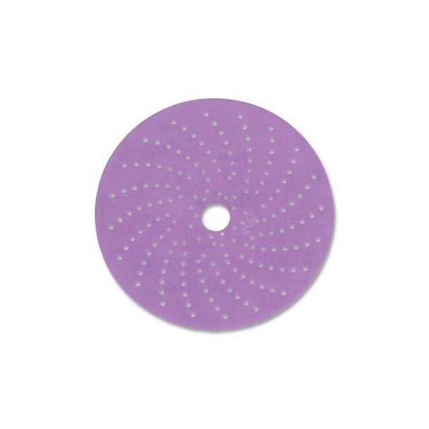 Cubitron™ II Hookit™ Clean Sanding Abrasive Disc, 737U, Precision Shaped Ceramic, 6 in dia, 320+ Grade