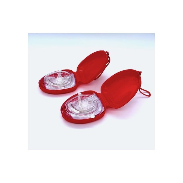 First Voice CPR Mask w/Replaceable Valve in Clamshell Case (2 Pk)