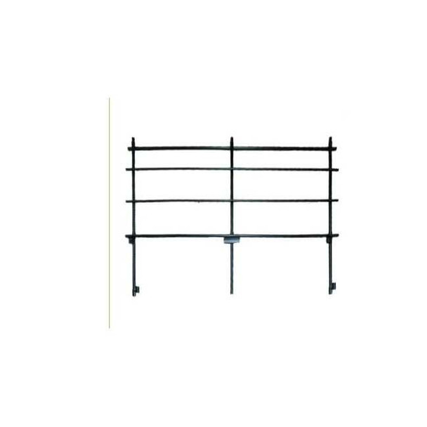 National Public Seating Back Guardrail for 18" x 32" Tapered Risers GRR32T