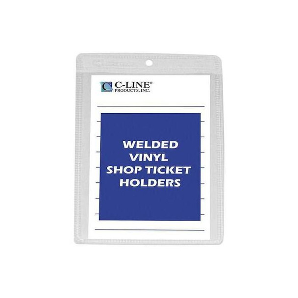 4" x 6" Heavyweight Vinyl Welded Shop Ticket Holders, 50/BX
