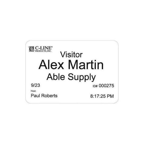 3" x 2" White Dymo Thermal Printers Individual Name Tag Labels, 400/BX