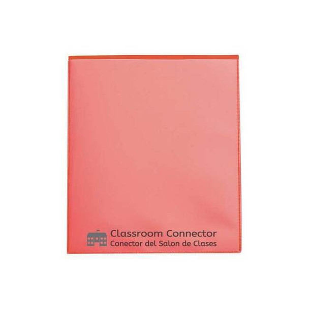 C-Line Products Classroom Connector Folders, Orange, PK25 32002