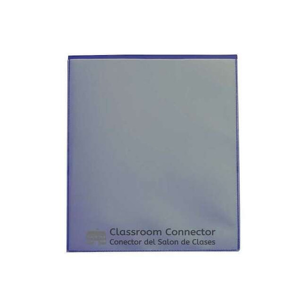C-Line Products Classroom Connector Folders, Blue, PK25 32005
