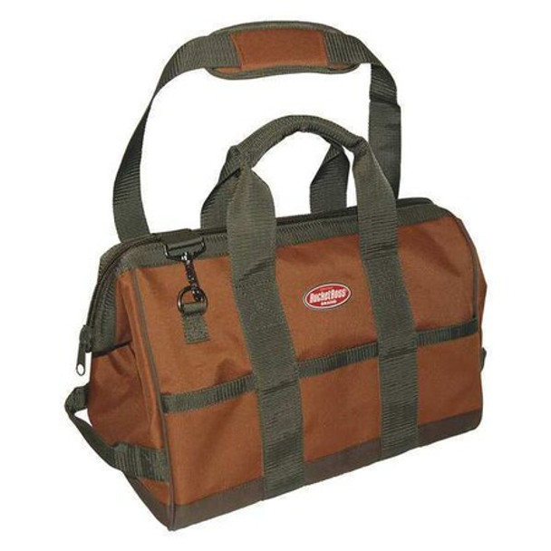 Bucket Boss Tool Bag,16 Pocket,16" x 9" x 12" 60016