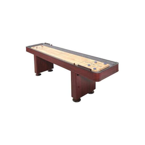 Hathaway Challenger 12-Ft Shuffleboard Table w/ Storage - Drk Cherry BG1214