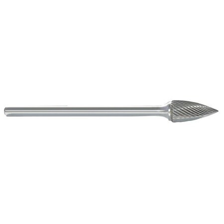 Manufacturer Varies Carbide Bur,Pointed Tree,1/4,1/4 Shank 310-002621
