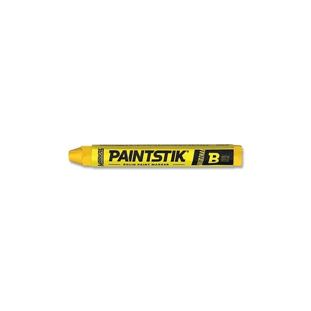 Paintstik® Original B® Solid Paint Marker, 0.66 in dia, 4.75 in L, Yellow