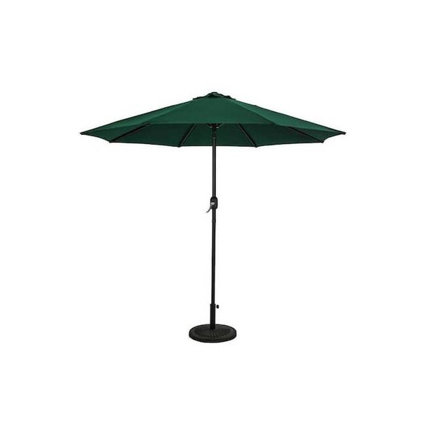 Island Umbrella Octagon Auto-tilt Umbrella Hunter Green NU6846