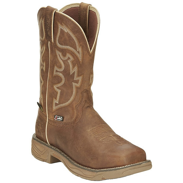 Justin Original Workboots Western Boot,EE,8,Brown,PR SE4340 Justin Original Workboots Western Boot,EE,8,Brown,PR SE4340