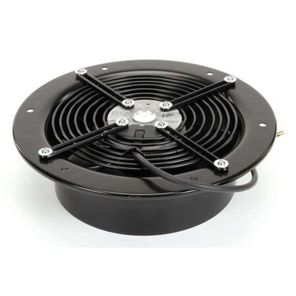 Axial Fan, Round, 115V AC, 1 Phase, Galvanized Steel, 280mm W.