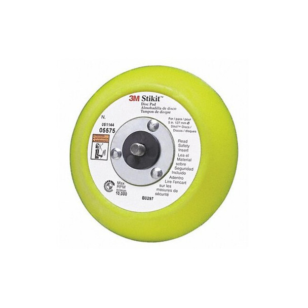 3m PSA Disc Backup Pad,5 in Dia, Soft 60980015634
