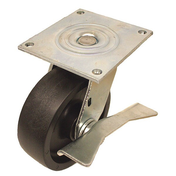 Manufacturer Varies Plate Caster,650 lb. Load Rating P21S-PB050R-15-CB