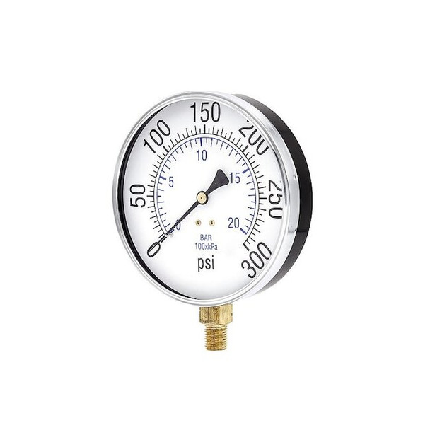 Manufacturer Varies Pressure Gauge, 1/4 in NPT, Bottom Location 101D-454H