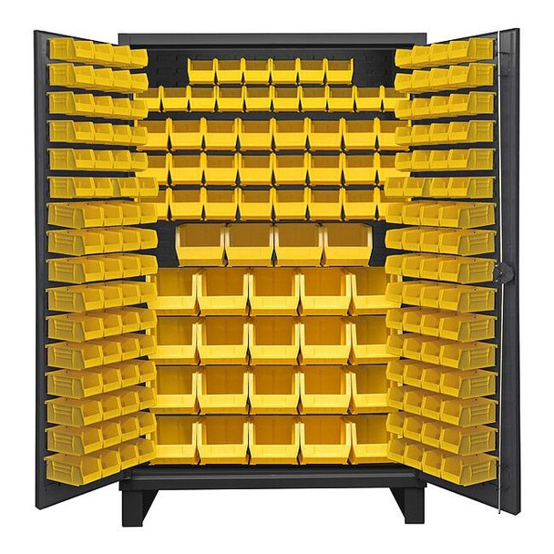 Super Duty Bin Cabinet, 48 in W, 78 in H, 24" D, 192 Bins