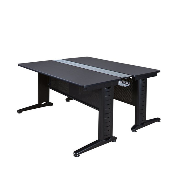Fusion Fusion Benching Systems, 58 D X 29 H, 72 W X Wood, Metal, Grey MFB7258GY