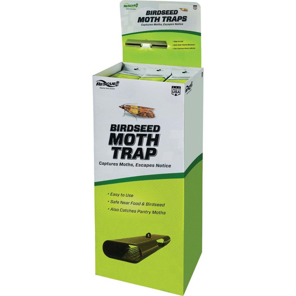 Rescue Birdseed Moth Trap Floor Display (36-Count) BMT-FD36