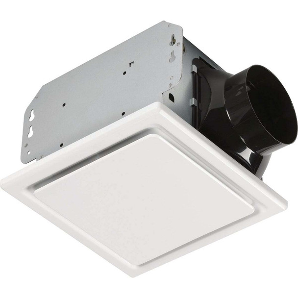 Homewerks 110 CFM 2.5 Sone Ceiling No Cut Installation Bathroom Exhaust Fan