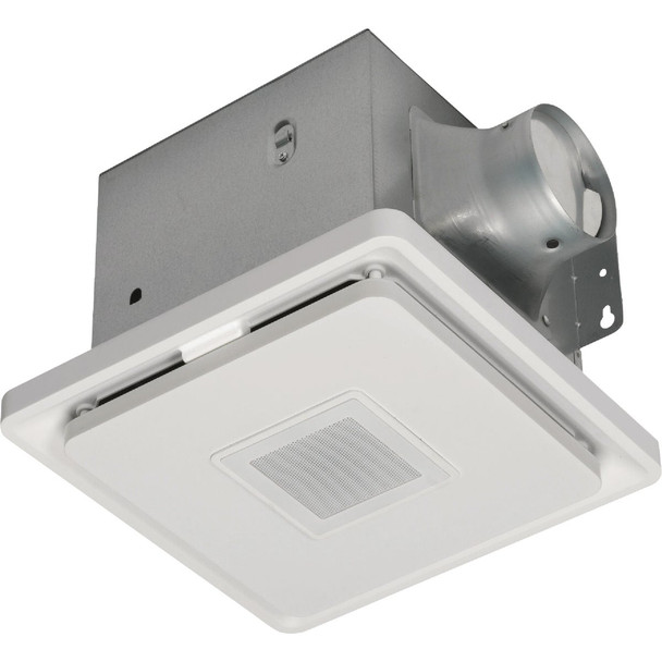 Homewerks 110 CFM 1.5 Sone Bluetooth Bathroom Exhaust Fan with LED Light