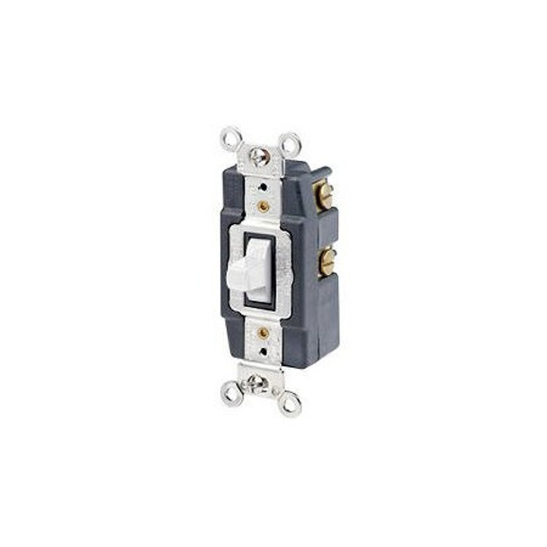 Leviton AC Quiet Switch,White,4.1 in H 1256-W Leviton AC Quiet Switch,White,4.1 in H 1256-W