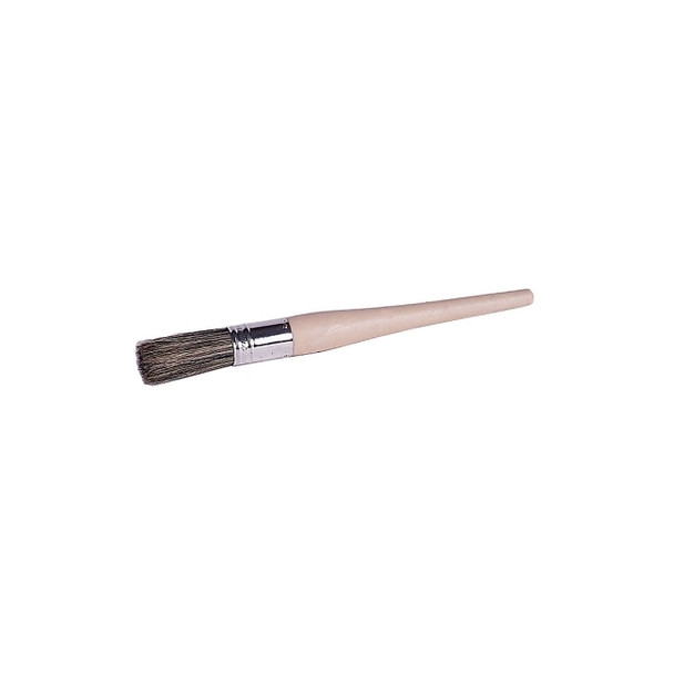 Round Sash Brush, #6 13/16 in Round, Grey China, Foam Handle, 2 in Trim