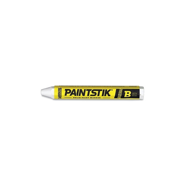 Paintstik® Original B® Solid Paint Marker, 0.66 in dia, 4.75 in L, White