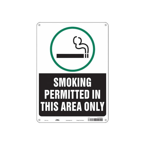 Safety Sign, 14 in H, 10" W, Polyethylene, Vertical Rectangle, English, 474N06