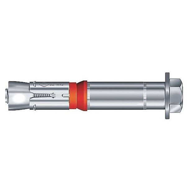 Mkt Fastening Wedge Anchor Stud,M8,Steel,12 mm,PK10 M16110301