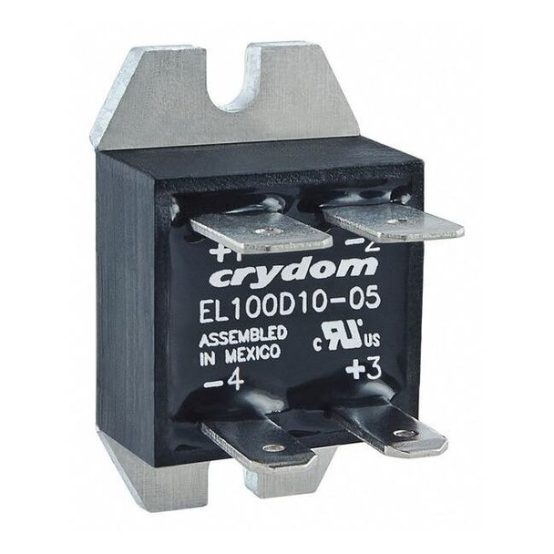 Crydom Solid State Relay, 1 Phase, Quick Connect, Panel, MOSFET EL100D10-05