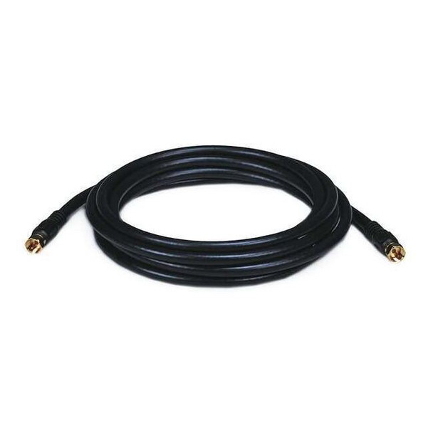 Monoprice Coaxial Cable,RG-6,10 ft.,Black 6313