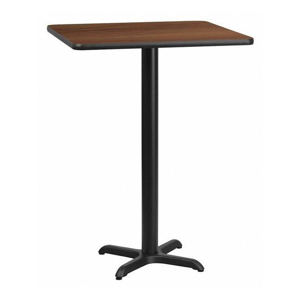Square Laminate Table, Laminate Top, Wood Grain