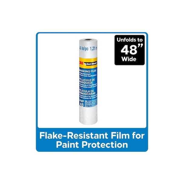 3m Advanced Masking Film,48"x180ft x.35 mil AMF48