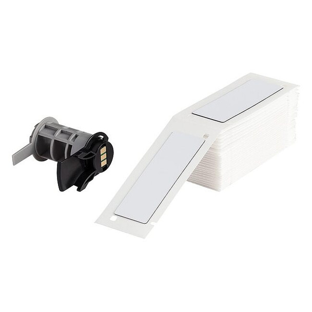 Brady Pre-Cut Label Stock Roll, White, Gloss M6-176-593