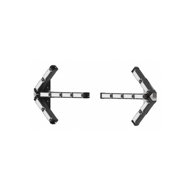 Ecco Directional Split Arrow,Amber,28" L ED3307SA