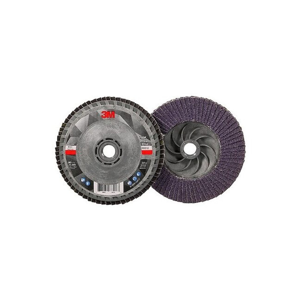 3m Flap Disc, 4 1/2 in Dia, 5/8 in Arbor 7100242989