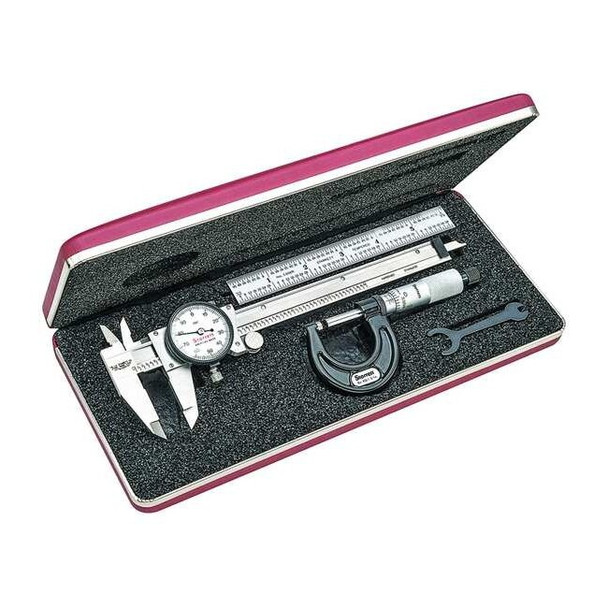 Starrett Basic Precision Tool Set,3 Pc S909Z