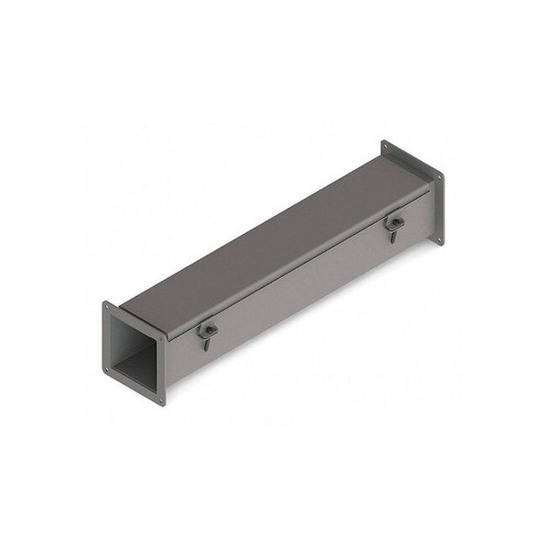 Nvent Hoffman Straight Section Wireway, 12 Rating, Steel, Powder Coated F44W24