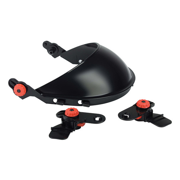 SureWerx™ Jackson® Hard Hat Interchange Face Shield System, Black, 1/Each
