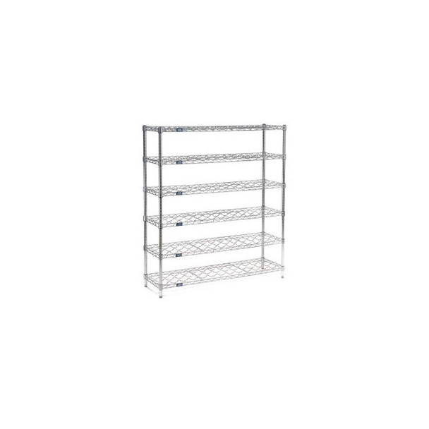 Nexel Wine Bottle Rack - 54 Bottle 36""W x 14""D x 54""H Chrome