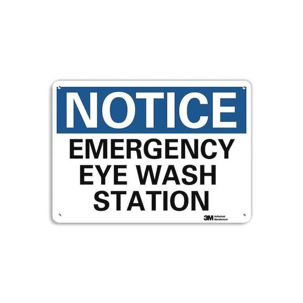 Emergency Eye Wash Station, Plastic, 10 in x 14 in, Mounting Holes