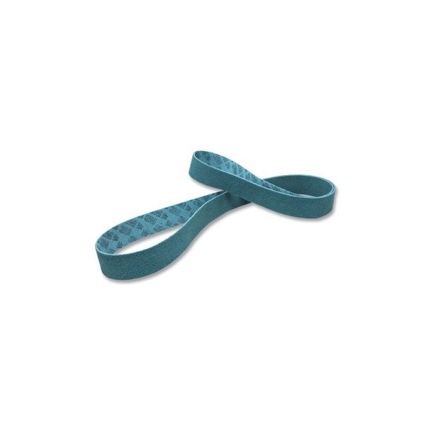 Surface Conditioning Belt, 3 in x 18 in, Very Fine, Blue