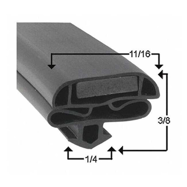 Anthony Door Gasket, 72-7/8 in H, 28-7/8 in W 02-14799-0001