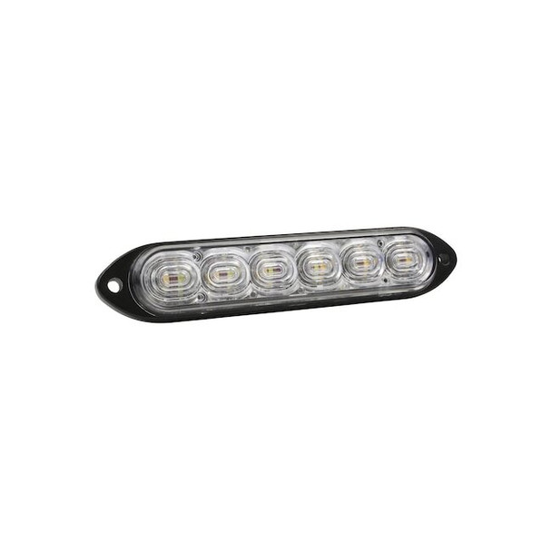 Grote Strobe Light,Amber/Red,12V DC 78462