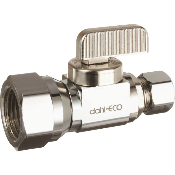 dahl 1/2 In. FIP x 3/8 In. OD Comp Straight Plated Supply Stop 511-53-31-BAG dahl 1/2 In. FIP x 3/8 In. OD Comp Straight Plated Supply Stop 511-53-31-BAG